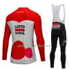 Radbekleidung Radtrikot Langarm + Lang Trägerhose 2018 Lotto-Soudal N001